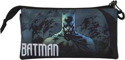 Batman Arkham-FAN Dreifach Federmäppchen 2.0, Grün