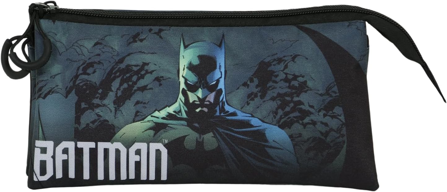 Batman Arkham-FAN Dreifach Federmäppchen 2.0, Grün