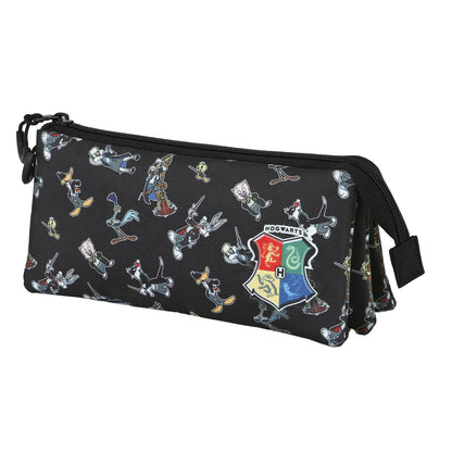 Looney Tunes Harry Tunes-FAN Dreifach Federmäppchen 2.0, Schwarz
