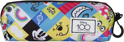 Disney 100 Collage-FAN Quadrat Federmäppchen 2.0, Mehrfarbig
