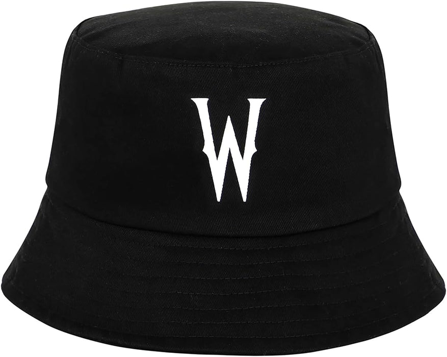 Wednesday W-Children's Bucket Hat, Black, 25 x 15 cm