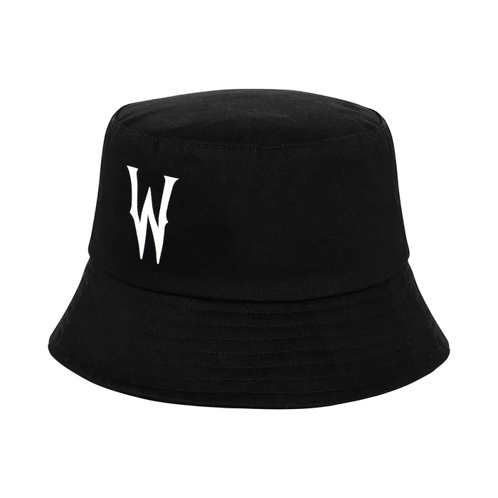 Wednesday W-Children's Bucket Hat, Black, 25 x 15 cm