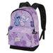 Lilo and Stitch Stitch & Angel-FAN HS Backpack 2.0, Lilac, 18 x 30 x 41 cm, Capacity 22 L
