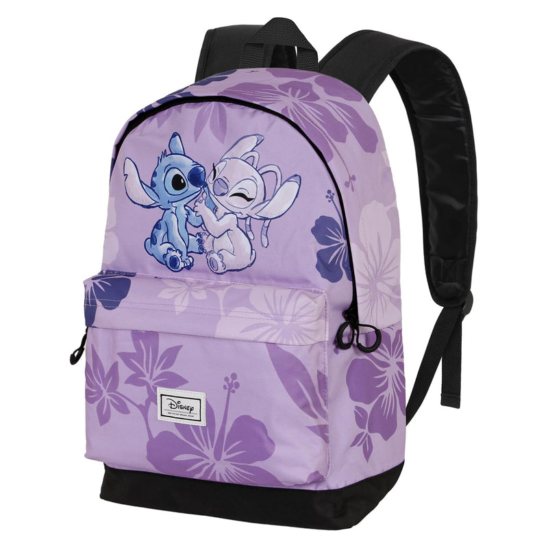 Lilo and Stitch Stitch & Angel-FAN HS Backpack 2.0, Lilac, 18 x 30 x 41 cm, Capacity 22 L