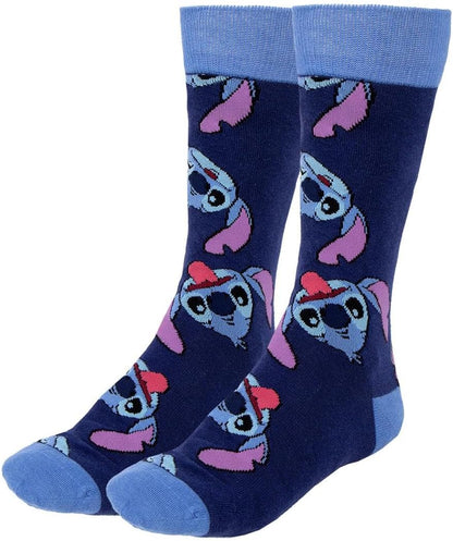 Disney Unisex Kinder Stitch Set Socken, Mehrfarbig, 40-46