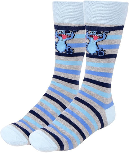 Disney Unisex Kinder Stitch Set Socken, Mehrfarbig, 40-46