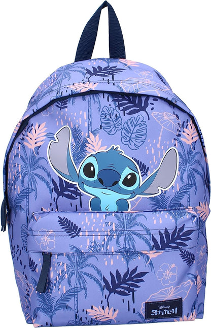 Lilo & Stitch - Stitch And Leaves Purple Backpack
