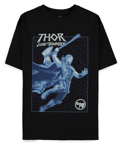 Marvel - Thor Damen Frauen Mädchen Kurzarm Oversized Fit T-Shirt