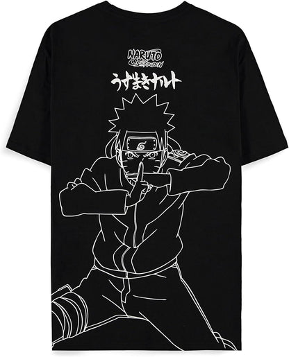 Naruto Shippuden - Herren Männer Jungen Kurzarm T-Shirt I