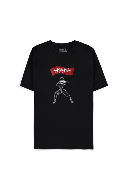 Naruto Shippuden - Herren Männer Jungen Kurzarm T-Shirt I