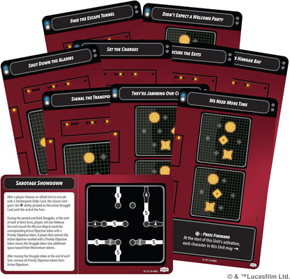 Atomic Mass Games Star Wars Shatterpoint: Sabotage Showdown Mission Pack - Pack de misiones Multilenguaje (Incluye Español