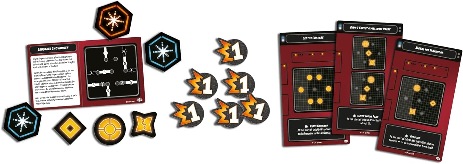 Atomic Mass Games Star Wars Shatterpoint: Sabotage Showdown Mission Pack - Pack de misiones Multilenguaje (Incluye Español