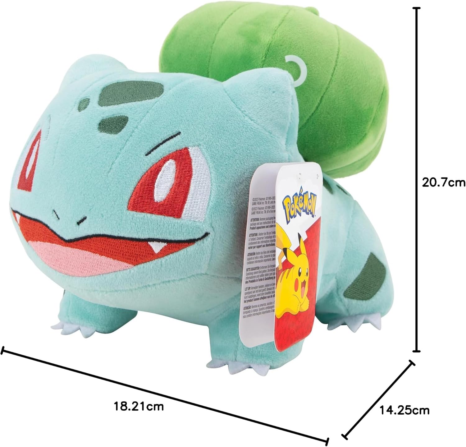 Pokemon PKW3083 Bisasam Soft Toy 20 cm