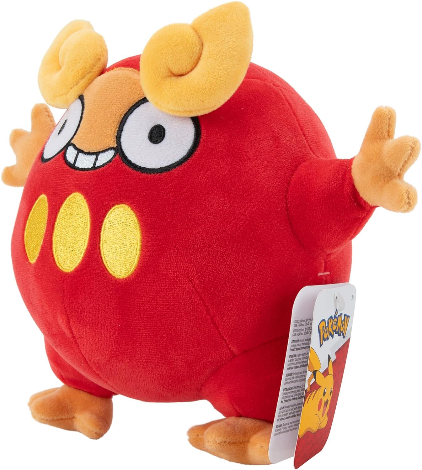 Pokémon PKW3086-20 cm Plush - Flampion - Official Plush Toy