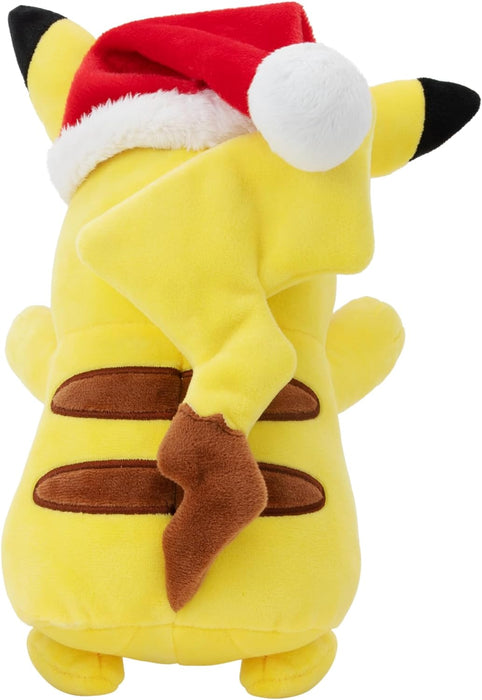 PKW - 8" Seasonal Plush (Holiday) Pikachu with Santa Hat - W4