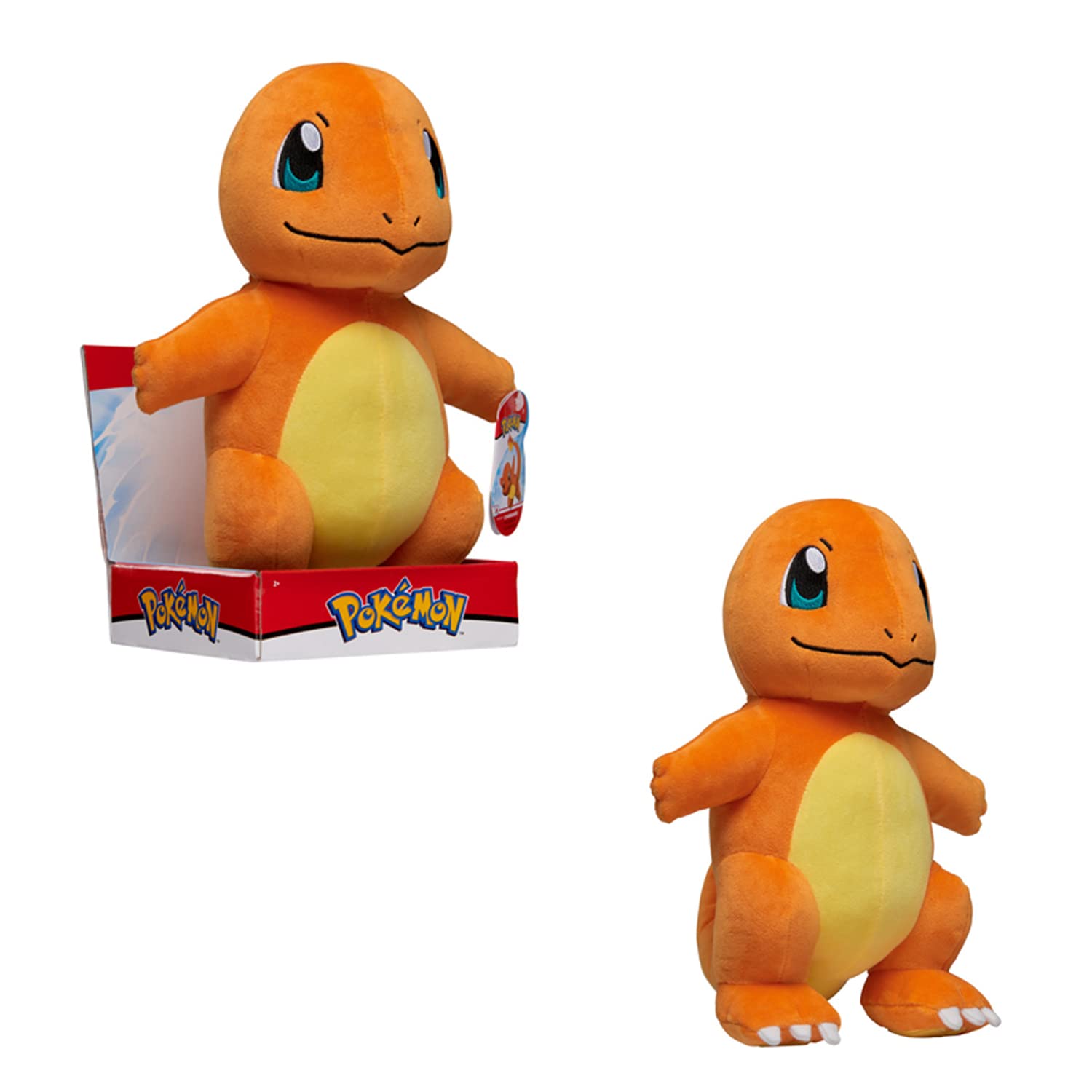 Bandai - Pokemon - Salamèche (Charmander) plush toy - 30 cm super soft plush - JW0060