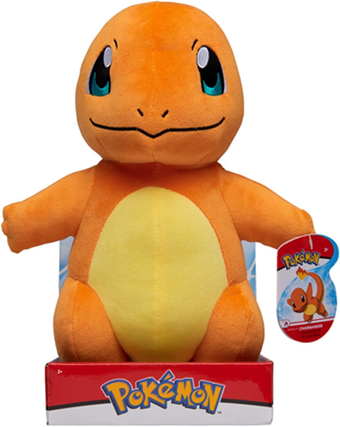 Bandai - Pokemon - Salamèche (Charmander) plush toy - 30 cm super soft plush - JW0060