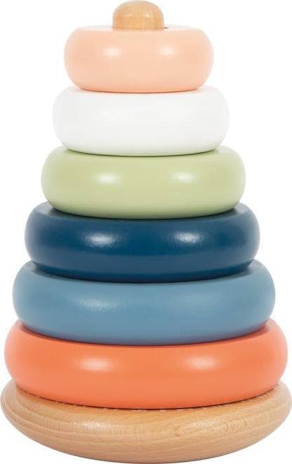 small foot Stacking Tower Arctic, made of FSC 100%-certified wood, insert game for kids aged 12+ months, 12444