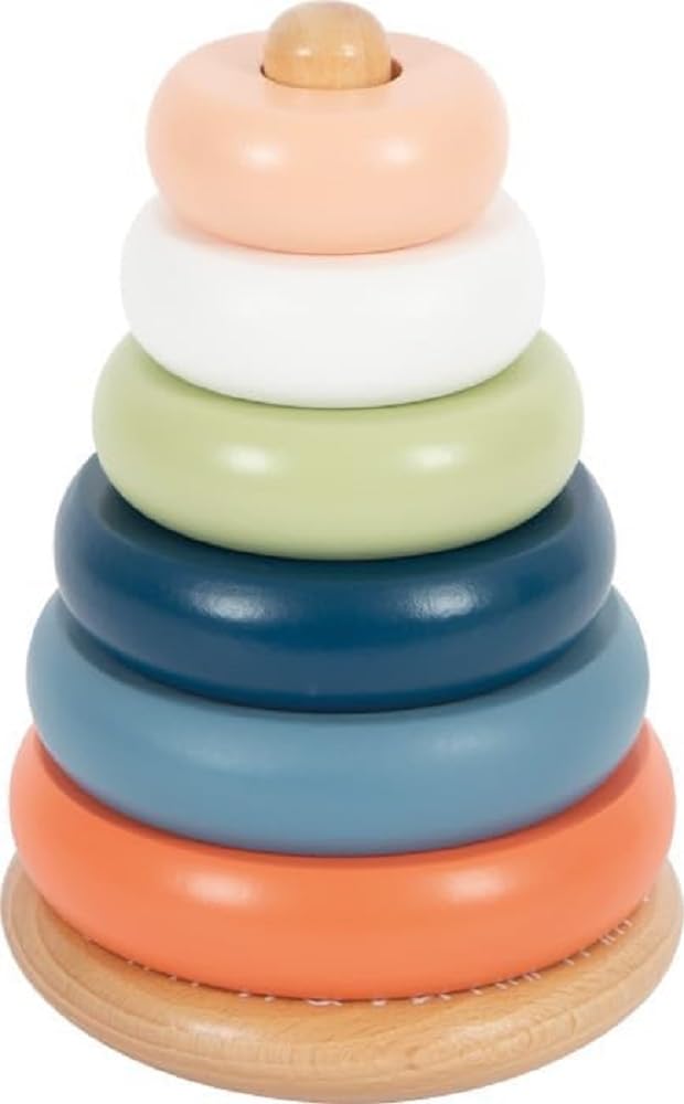 small foot Stacking Tower Arctic, made of FSC 100%-certified wood, insert game for kids aged 12+ months, 12444