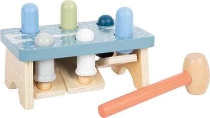 small foot Game Arctic Made of FSC 100%-Certified Wood, Hammer Bench for Kids Aged 1+ Years Old, 12448, Multicoloured