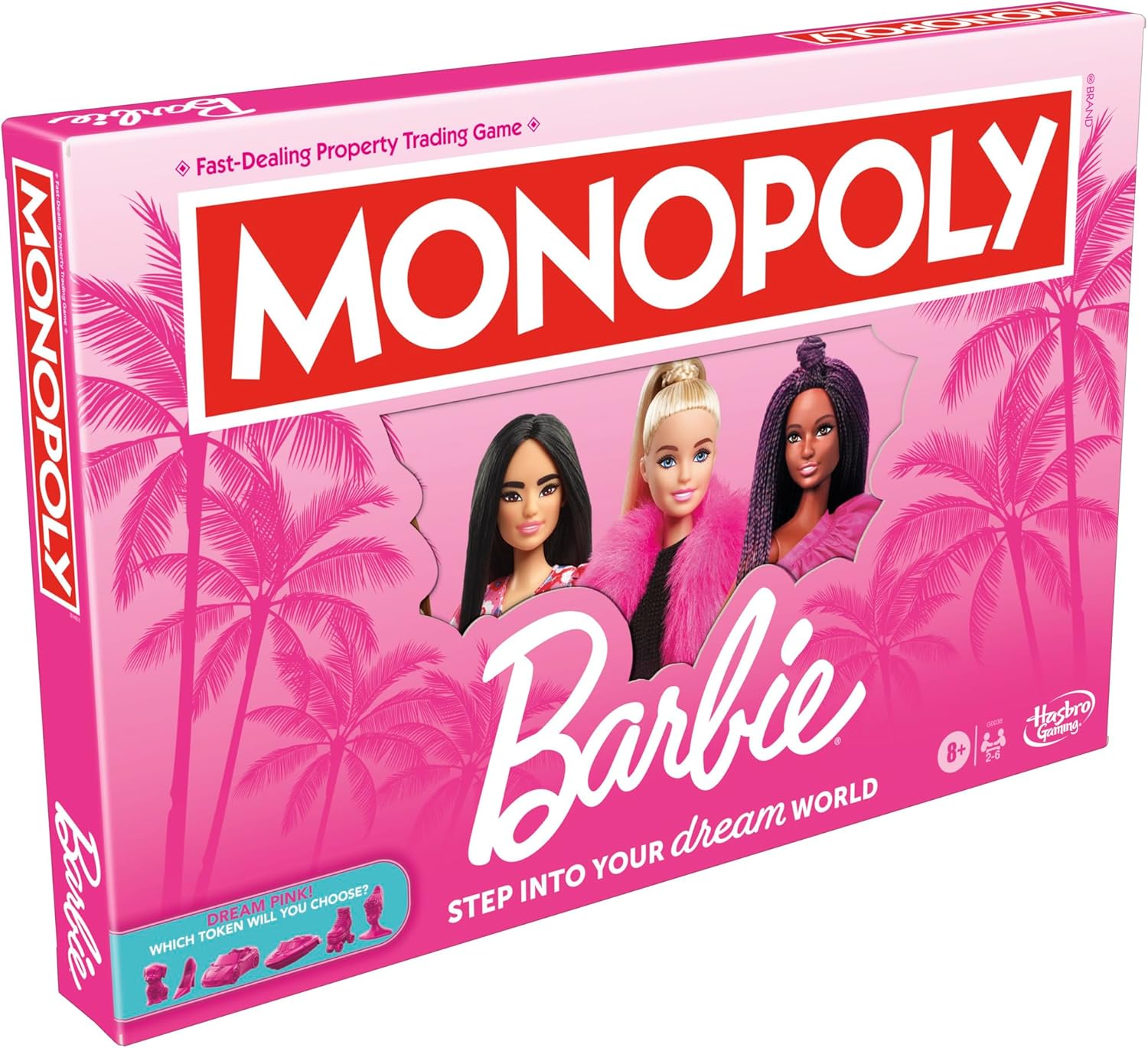 Monopoly Brettspiel: Barbie-Edition – englische Version