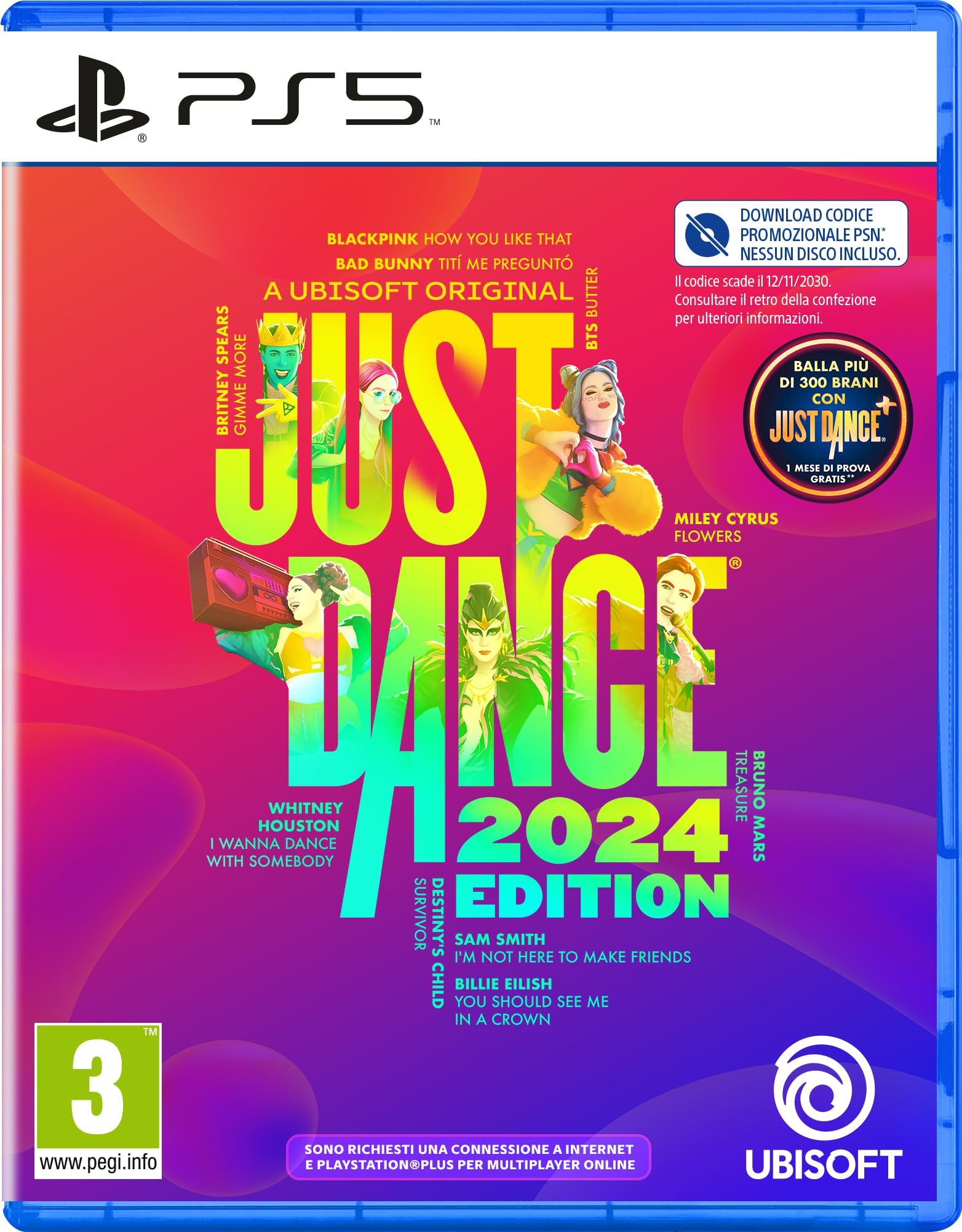 Just Dance 2024 ITA (PS5) (solo codice di attivazione) PlayStation 5 Standard