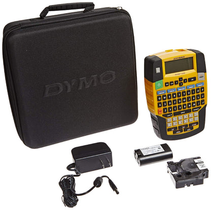 Dymo Rhino 4200, Kit Stampante per Etichette a Trasferimento Termico (1.9 cm, Code 128 (A/B/C), Code 39, Querty, AA