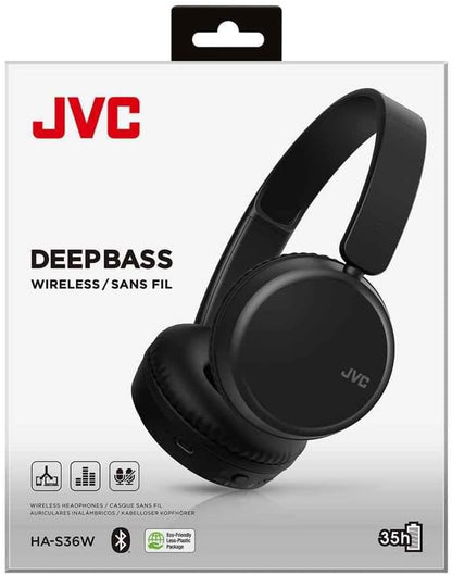 JVC HA-S36W-B HeadPhone, Black
