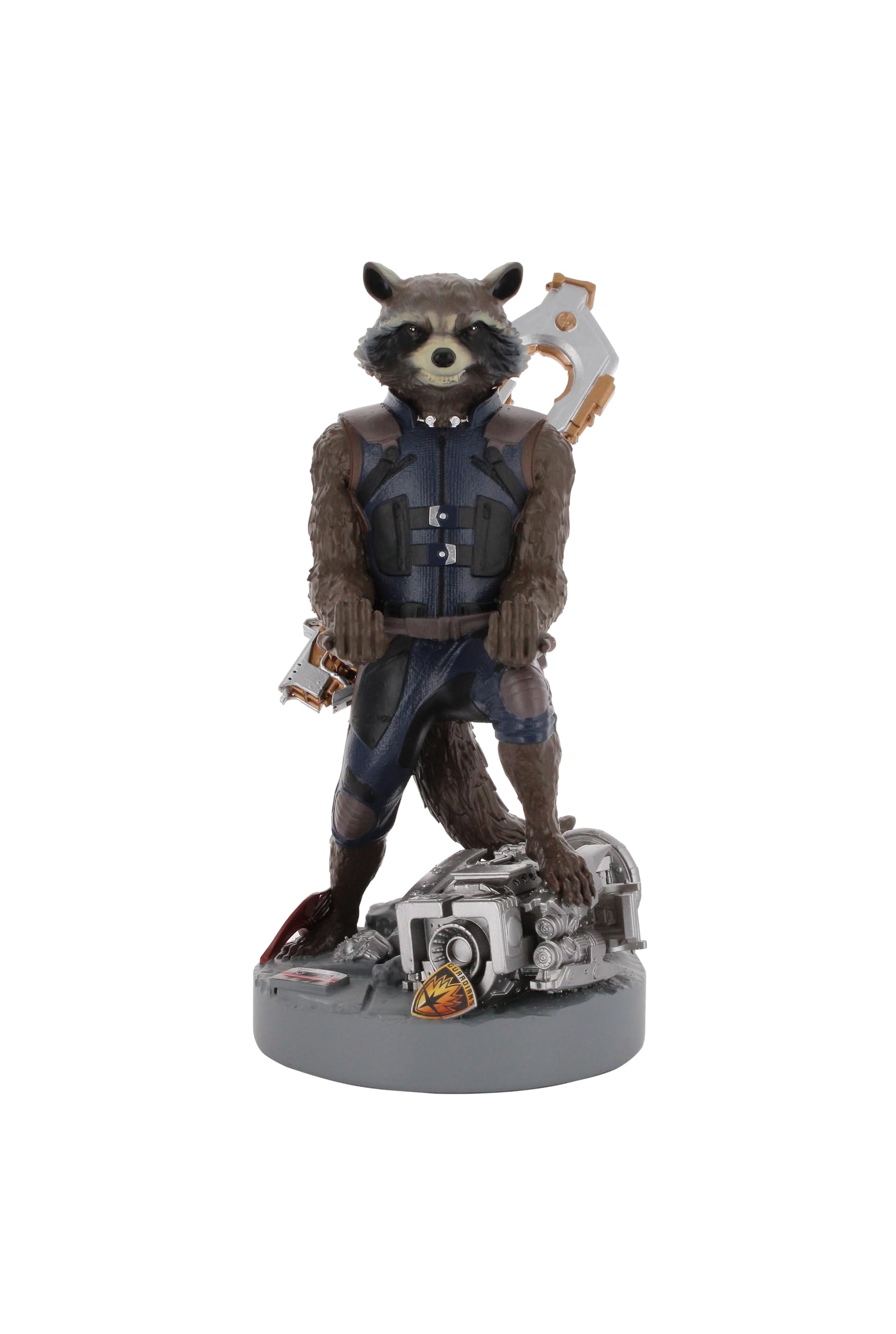 Cable Guys - Guardians of the Galaxy Rocket Gaming Accessories Holder & Phone Holder for Most Controller (Xbox, Play Station, Nintendo Switch) & Phone