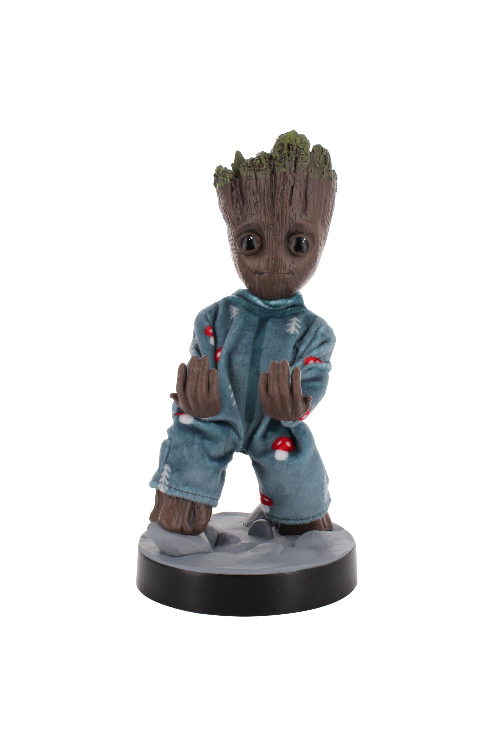 Cable Guys - Guardians of the Galaxy Toddler Groot in Pajamas Gaming Accessories Holder & Phone Holder for Most Controller (Xbox, Play Station, Nintendo Switch) & Phone Modern