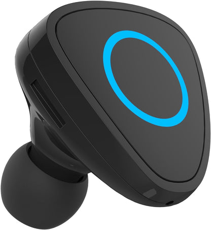 Celly bhduobk Wireless Headset with Bluetooth 4.0 + EDR for Smartphone, Tablet and PC, Built-in Microphone, Black