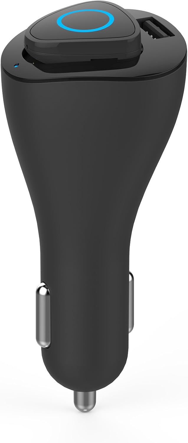 Celly bhduobk Wireless Headset with Bluetooth 4.0 + EDR for Smartphone, Tablet and PC, Built-in Microphone, Black