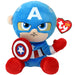 Ty Beanie Babies Marvel Captain America Soft 15cm