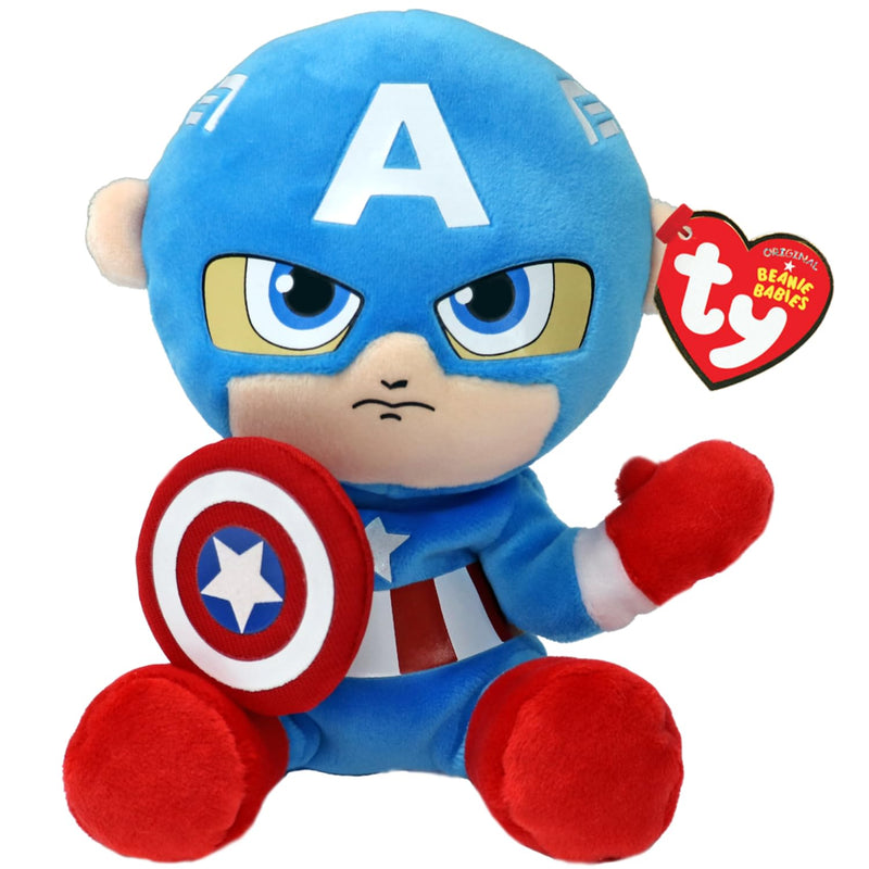 Ty Beanie Babies Marvel Captain America Soft 15cm