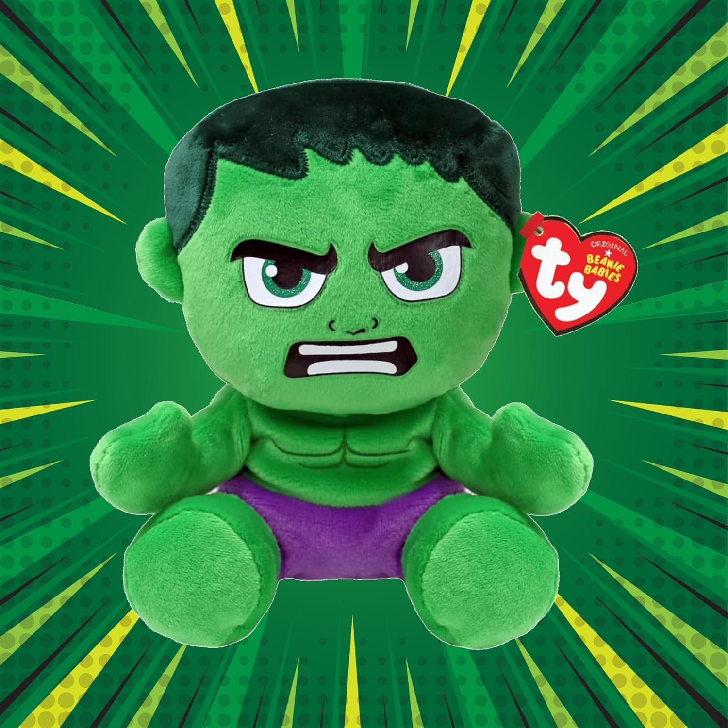 Ty Beanie Babies Marvel Hulk Soft 15cm
