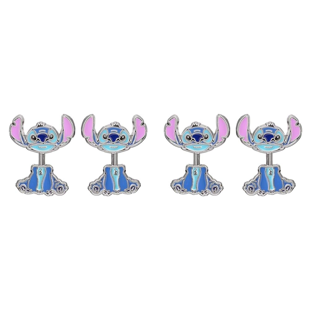Disney Lilo and Stitch Blue and purple costume enamel earrings EH00073RL One Size