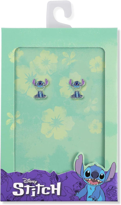 Disney Lilo and Stitch Blue and purple costume enamel earrings EH00073RL One Size