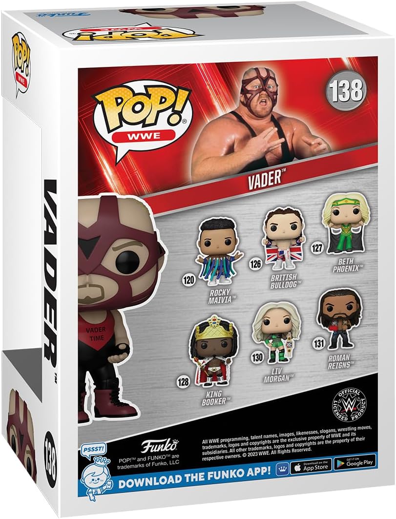 Funko POP! WWE: Big Van Vader - Collectable Vinyl Figure - Gift Idea - Official Merchandise - Toys for Kids & Adults - Sports Fans - Model Figure for Collectors and Display
