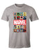 Marvel Frames T-Shirt XL Flecked Grey