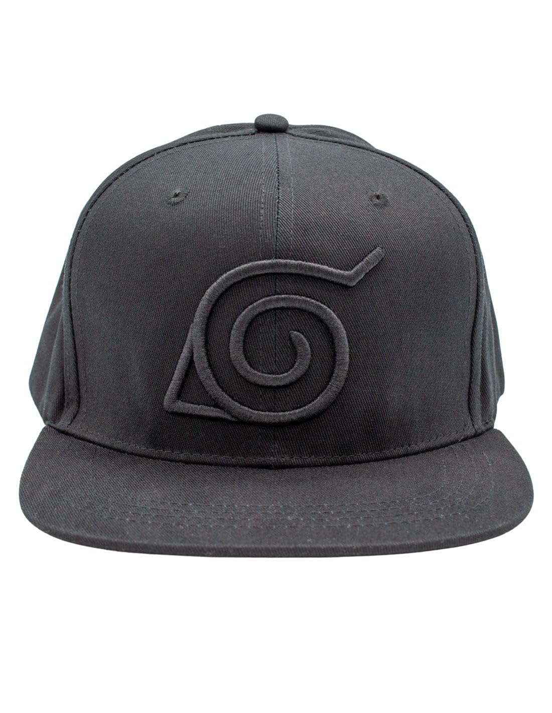 Boruto Black Konoha Cap, Black, One size