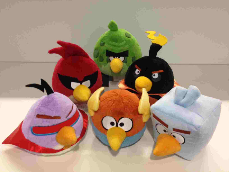 NONAME Angry Birds Space - Sortiment. Peluches animées 12 cm (Box of 12)