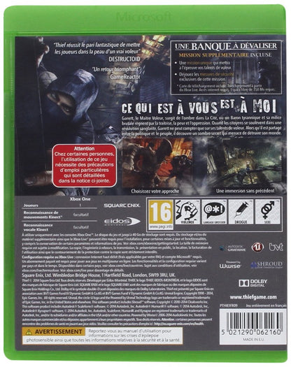 Thief - Day One Edition . Xbox One , Fr