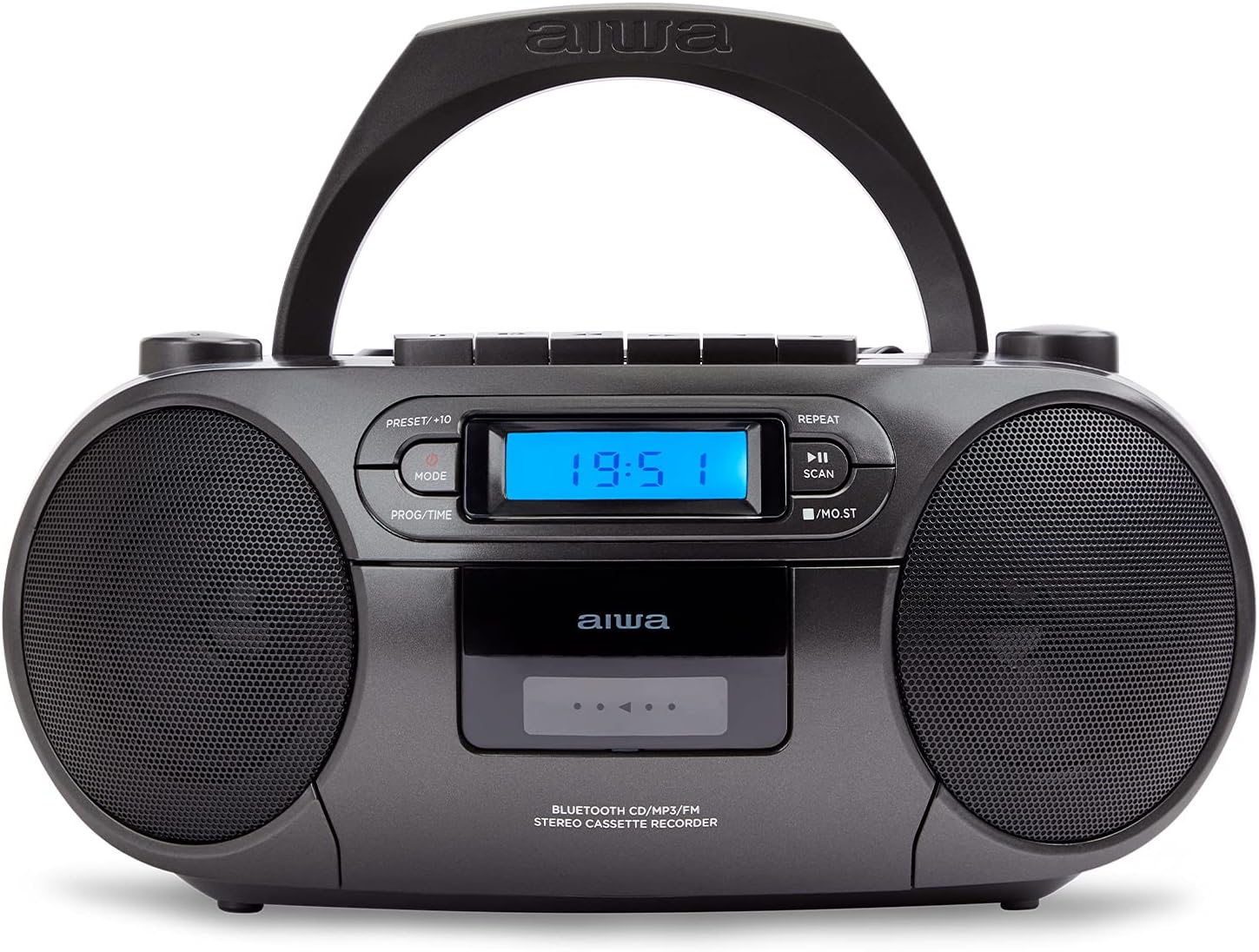 Radio Cassette Aiwa Bbtc550Bk    6W Black