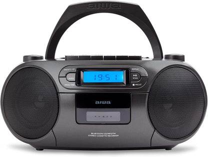 Radio Cassette Aiwa Bbtc550Bk    6W Black