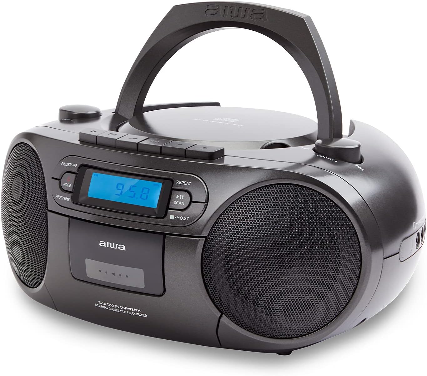 Radio Cassette Aiwa Bbtc550Bk    6W Black