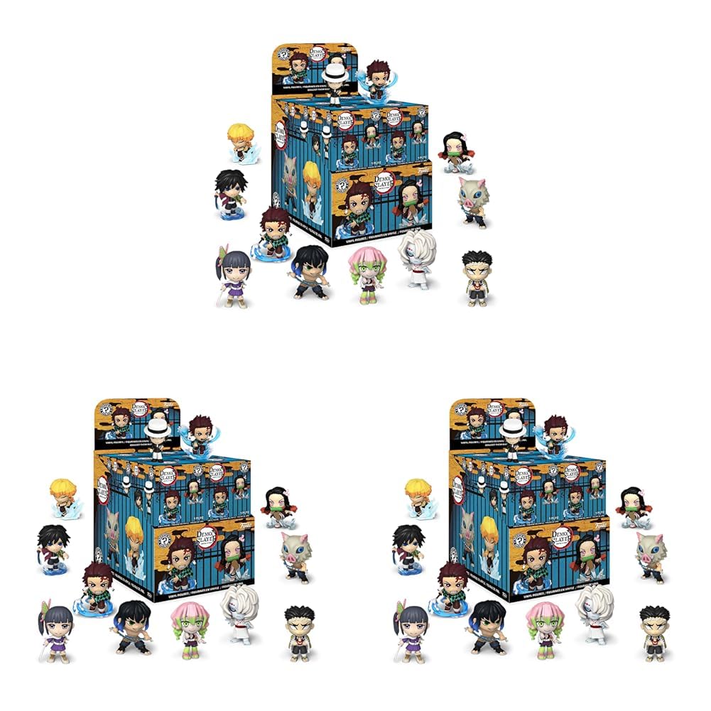 Funko Mystery Mini - Demon Slayer - 1 Of 12 to Collect - Styles Vary - Collectable Vinyl Figure - Gift Idea - Official Merchandise - Toys for Kids & Adults - Anime Fans - Mini Figure for Collectors