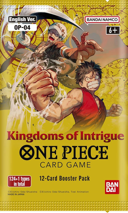Bandai | One Piece Card Game: Kingdoms Of Intrigue - Booster Display (OP-04) | Trading Card Game | Ages 6+ | 2 Players | 20-30 Minutes Playing Time
