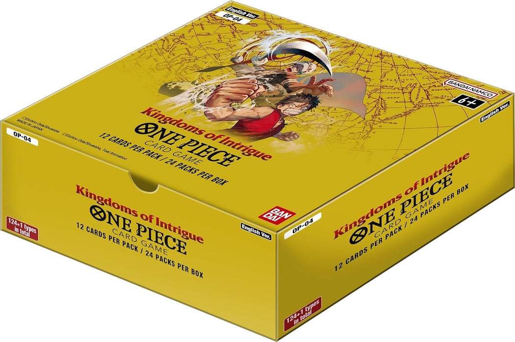 Bandai | One Piece Card Game: Kingdoms Of Intrigue - Booster Display (OP-04) | Trading Card Game | Ages 6+ | 2 Players | 20-30 Minutes Playing Time