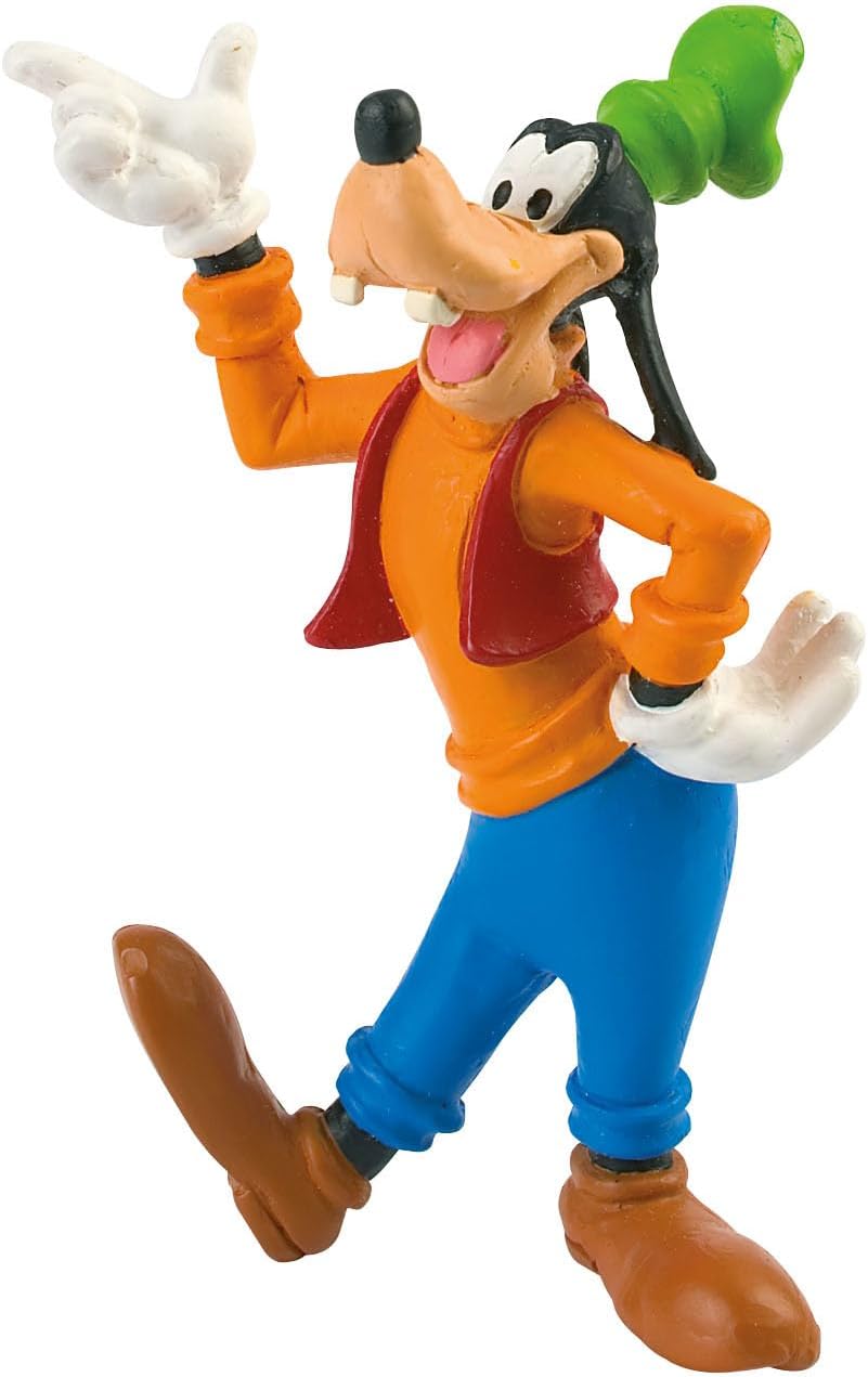 Bullyland 15150-100 Years Disney Anniversary Set with Mickey Mouse, Pluto, Goofy, Donald Duck, Ideal as a Small Gift for Children from 3 Years