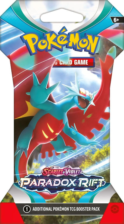 Pokémon JCC - Écarlate et Violet - Pack de Booster Blister Faille Paradoxe (1 Booster aléatoire